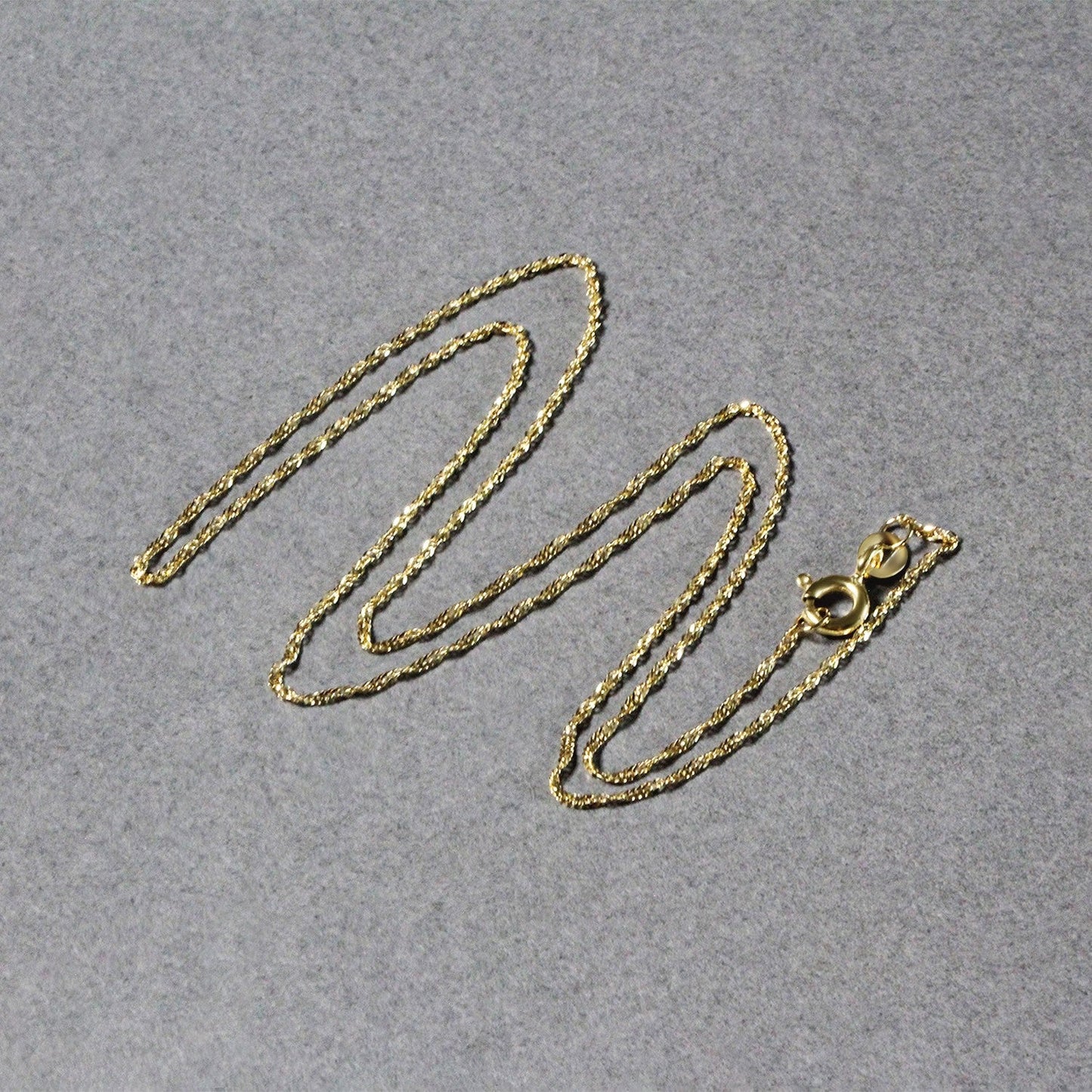 14k Yellow Gold Singapore Chain - 1.0mm
