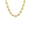 14k Yellow Gold Puffed Mariner Link Chain - 6.9mm