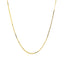 18k Yellow Gold Box Chain - 0.8mm Elegance