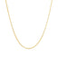 Chaîne en or jaune 14 carats à maillons ronds et taille diamant - 0,6 mm
