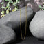 14k Yellow Gold Diamond Cut Cable Link Chain - 0.8mm