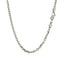 14k White Gold Diamond Cut Cable Link Chain - 2.90 mm