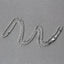 14k White Gold Diamond Cut Cable Link Chain - 2.90 mm