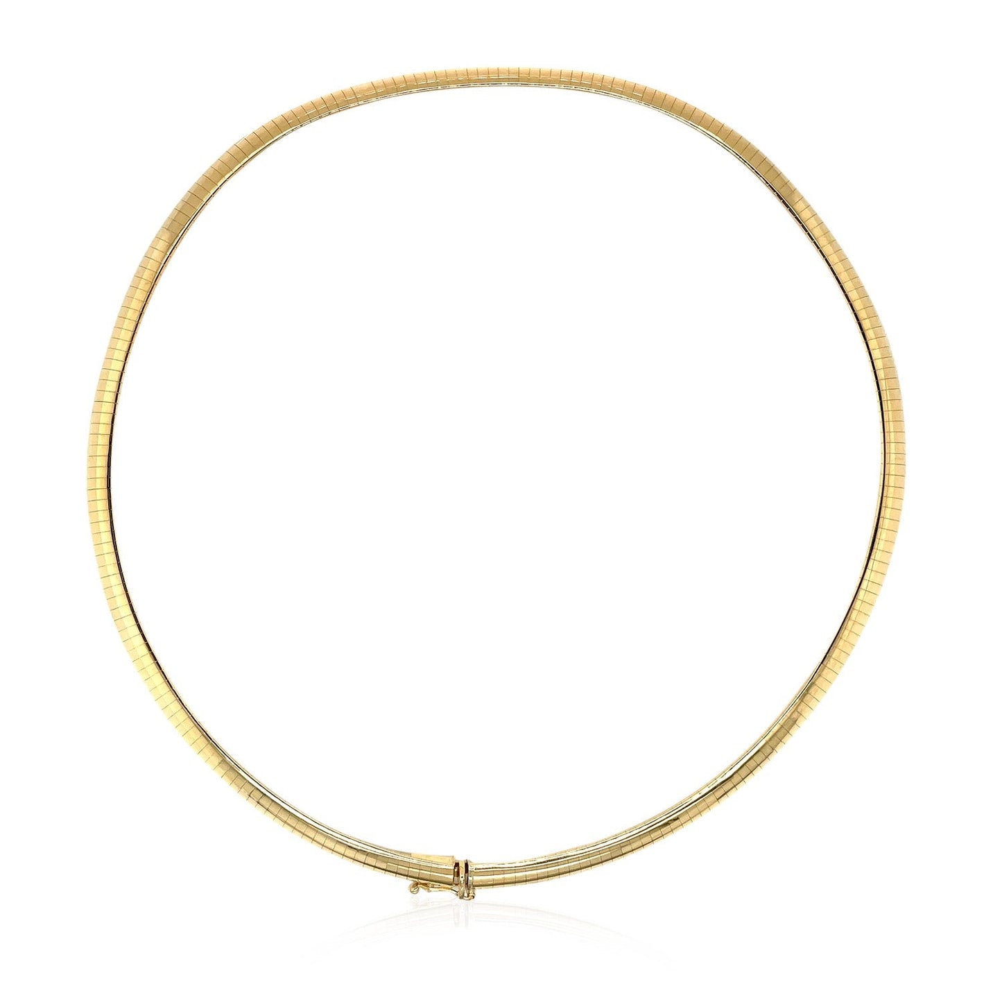 Cadena Clásica Omega de Oro Amarillo de 14k - 6 mm