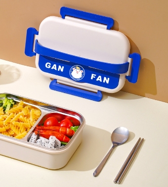 Boîte à lunch portable en acier inoxydable 304 de qualité supérieure