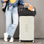 Luggage Set 4 pcs (20"/24"/29"/Travel Bag), PC+ABS Durable Lightweight Luggage with Collapsible Cup Holder、 TSA Lock, White - Korvel