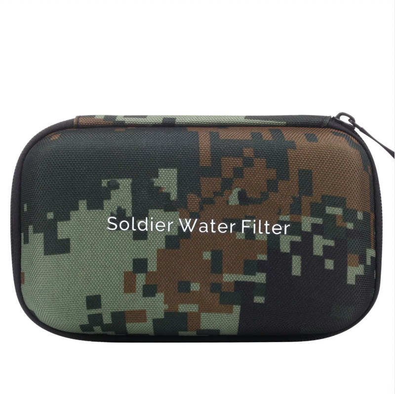 Outdoor water purifier, wilderness survival emergency rescue water filter, camping portable pump filter - Korvel