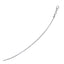 Collier Omega Rond en Or Blanc 14k