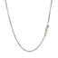 Cadena de Cable de Plata Esterlina Baño de Rodio - 1.4mm
