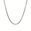 Cadena de Caja Redonda de 2.4mm en Oro Blanco de 14k