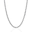 Cadena de Cuerda Cortada de Diamante de Plata Esterlina de 3.6 mm