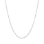 Cadena de Singapur de Oro Blanco de 14k - 0.8mm
