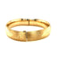 Classic Floral Carved Bangle in 14k Yellow Gold