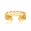 Bague de 14 carats en or jaune avec motif de nœud celtique