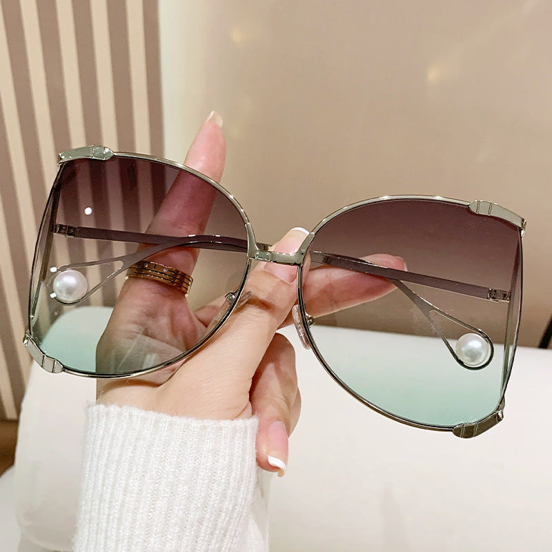 Lunettes de soleil surdimensionnées pour femmes de luxe - Accessoire de mode chic