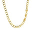 5.3mm 14k Yellow Gold Curb Chain Necklace
