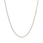 14k White Gold Adjustable Rope Chain 1.0mm