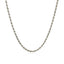 Chaîne en Argent Sterling 1,8 mm à Motif Corde Découpé