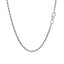 Chaîne en Argent Sterling 1,8 mm à Motif Corde Découpé