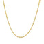 Chaîne en or jaune 14 carats avec coupe diamant - 1,60 mm