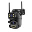 Dual screen wireless 360 degree mobile remote outdoor WiFi camera monitoring - Korvel
