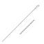 Sterling Silver Rhodium Plated Cable Chain - 1.5mm