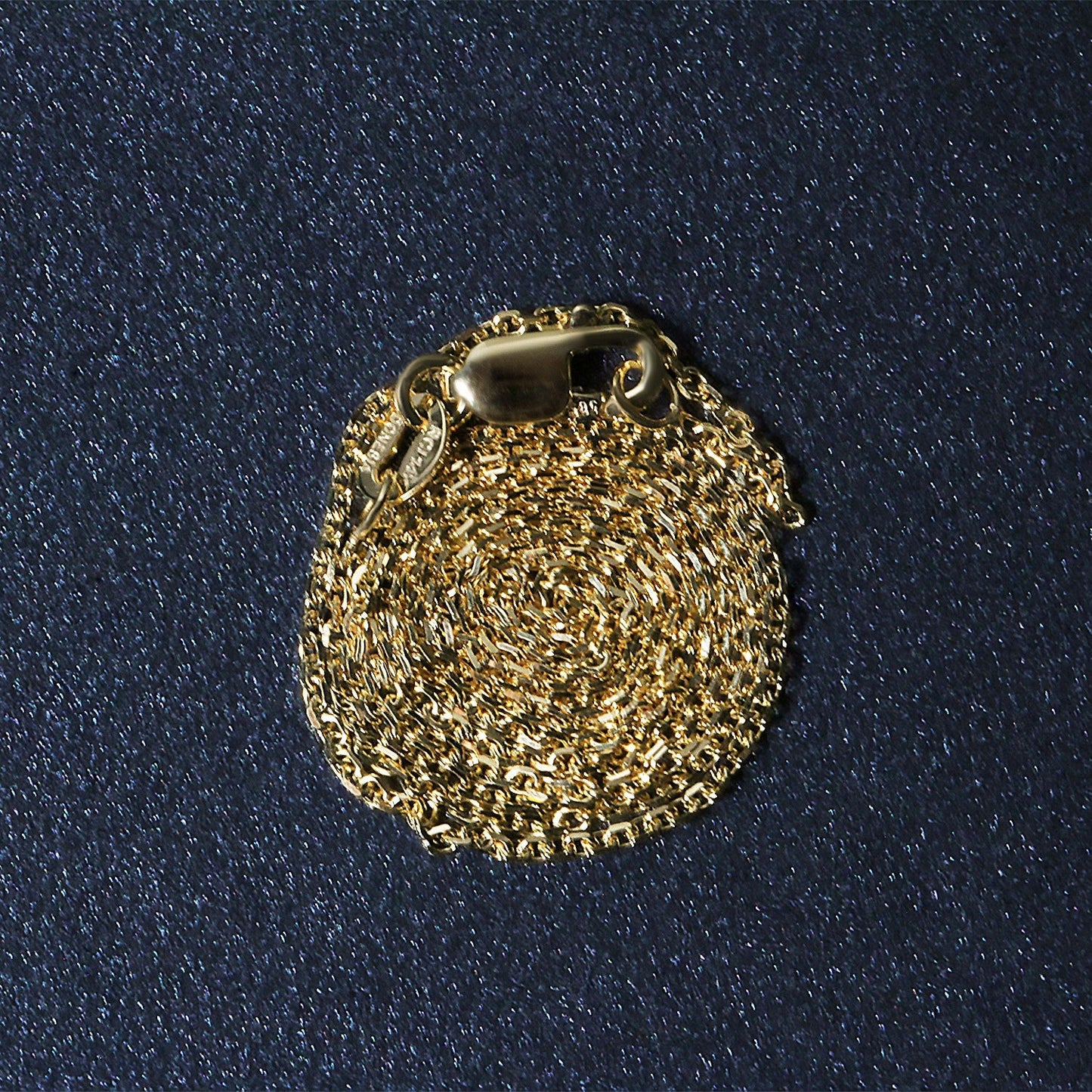 Chaîne en Or Jaune 14k avec Maillon Découpé en Diamant - 1,1 mm