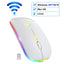 Wireless Mouse Bluetooth RGB Rechargeable Mouse Wireless Computer Silent Mause LED Backlit Ergonomic Gaming Mouse For PC Laptop - Korvel
