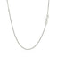 18k White Gold Cable Chain Necklace - 1.1mm
