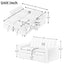 U_STYLE Convertible Soft Cushion Sofa Pull Bed ,for Two People to Sit On - Korvel
