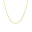 Chaîne en Or Jaune 14k en Blé Ronde - 1,0 mm