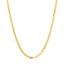 Chaîne en or jaune 14k avec maillons en câble et finition diamantée - 2,6 mm