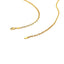 Chaîne en or jaune 14k avec maillons en câble et finition diamantée - 2,6 mm