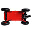 Outdoor Wagon All Terrain Pulling w/Wood Railing Air Tires Children Kid Garden（Red） - Korvel