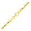 Collar de Cadena de Cuerda Cortada de Diamante de Oro Amarillo de 14k de 3.5mm