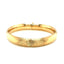 Bracelet en or jaune 14 carats avec motif floral classique