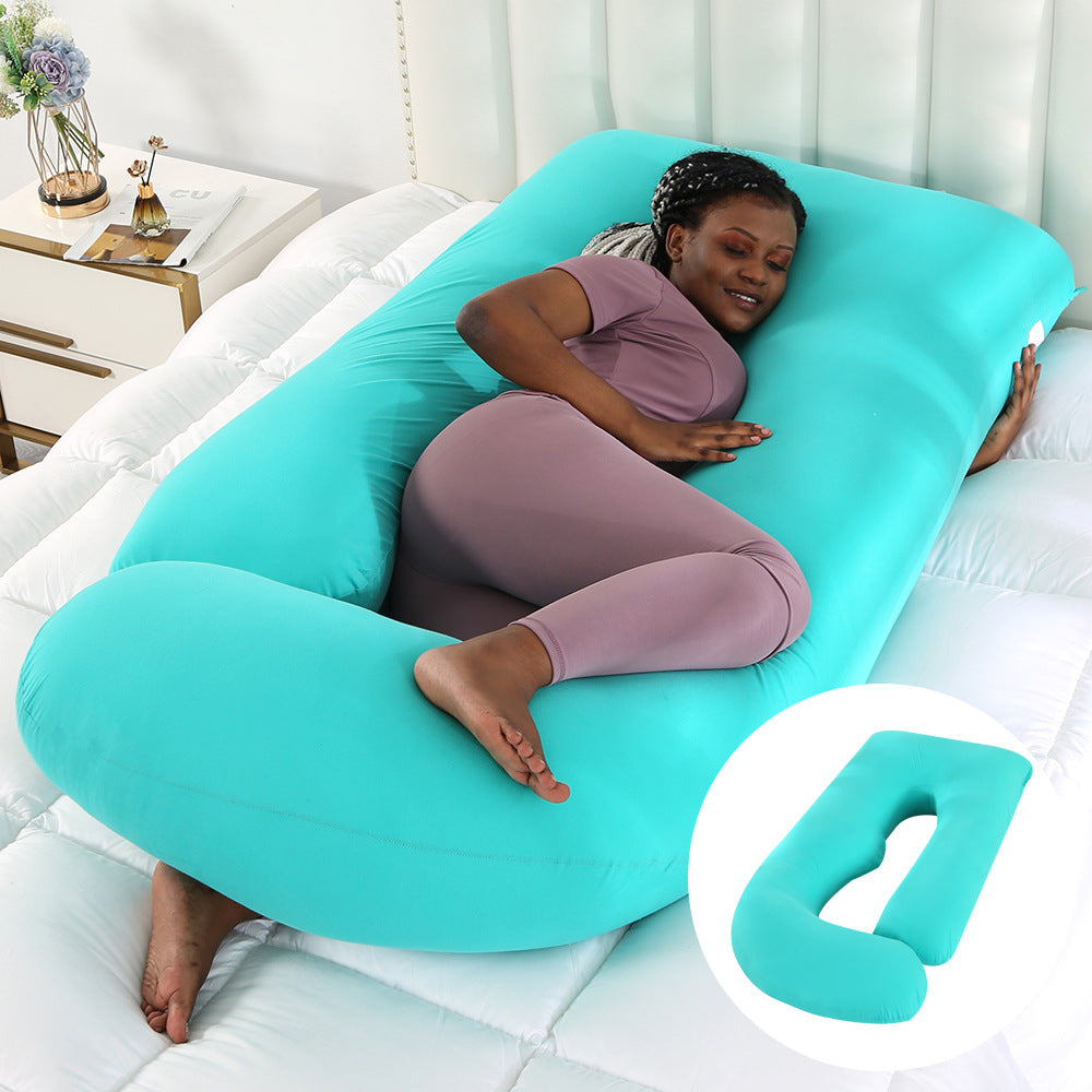 J-Shaped Pregnancy Pillow for Side Sleepers