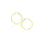 14k Yellow Gold Polished Hoop Earrings - 20 mm