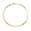 14k Two-Tone Gold Fancy Bar Style Men's Bracelet