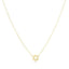 Collier Étoile de David en Or Jaune 14k