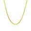 Chaîne en boîte ronde en or jaune 14k de 2,4 mm