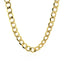 6.2mm 14k Yellow Gold Curb Chain Necklace