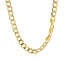 6.2mm 14k Yellow Gold Curb Chain Necklace
