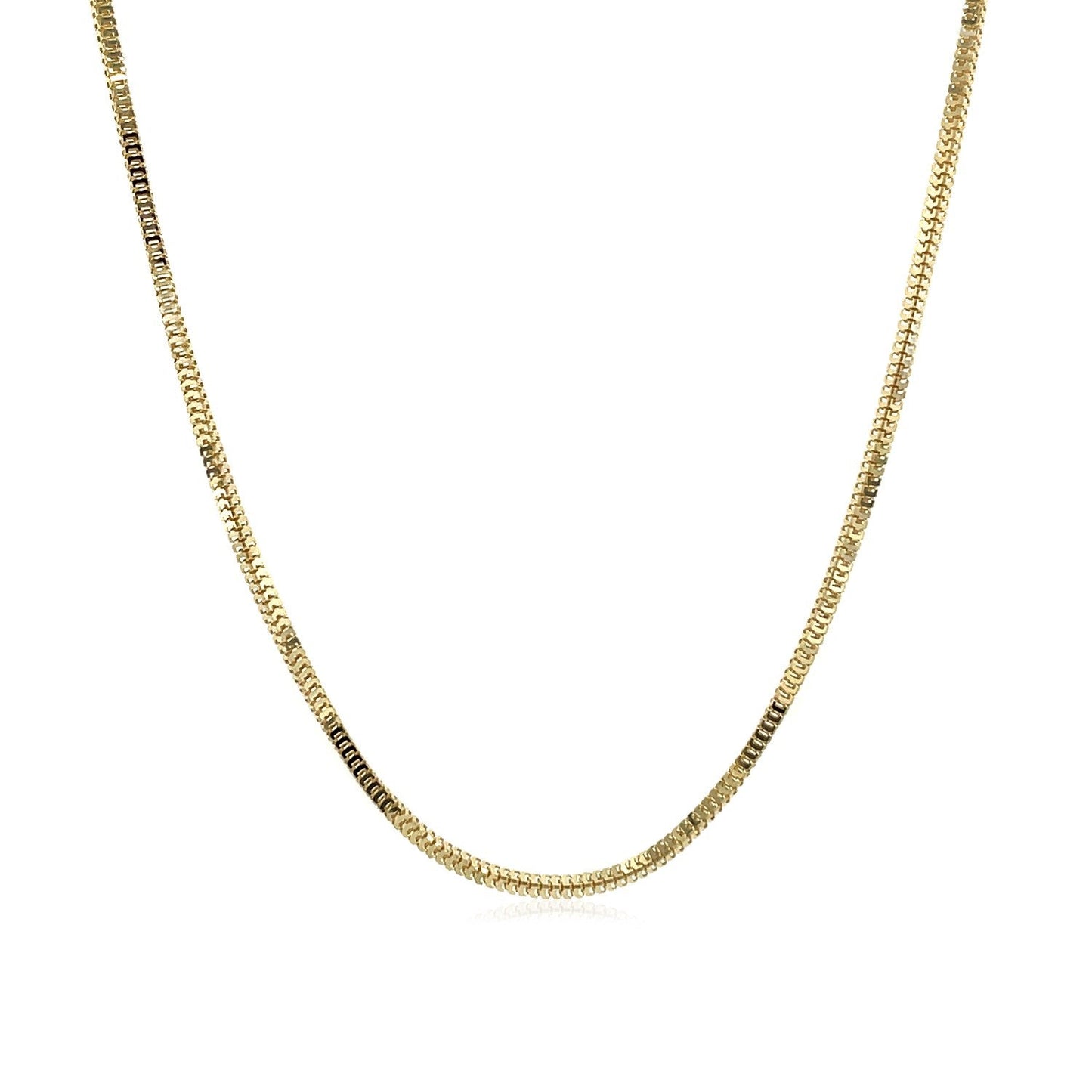 Cadena Milano de Oro Amarillo de 14k - 1.1mm de Elegancia