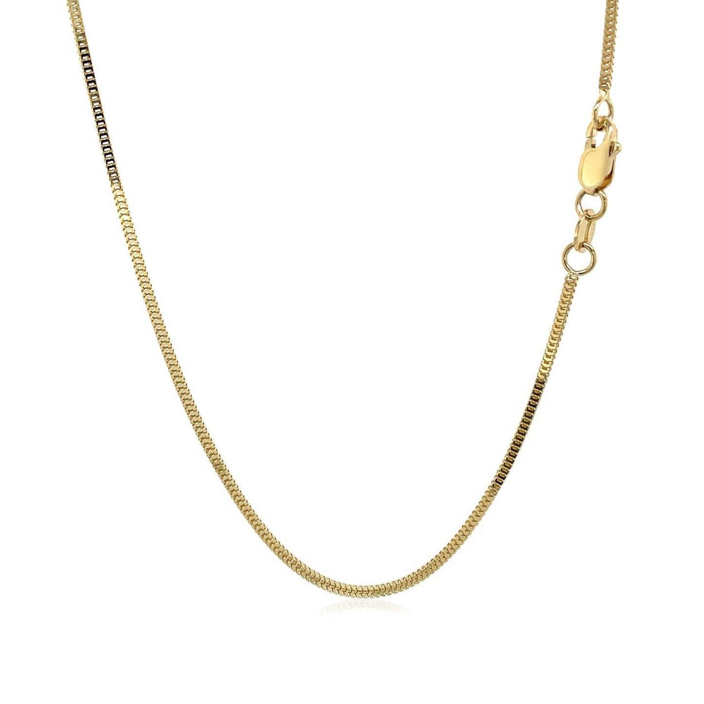 Cadena Milano de Oro Amarillo de 14k - 1.1mm de Elegancia