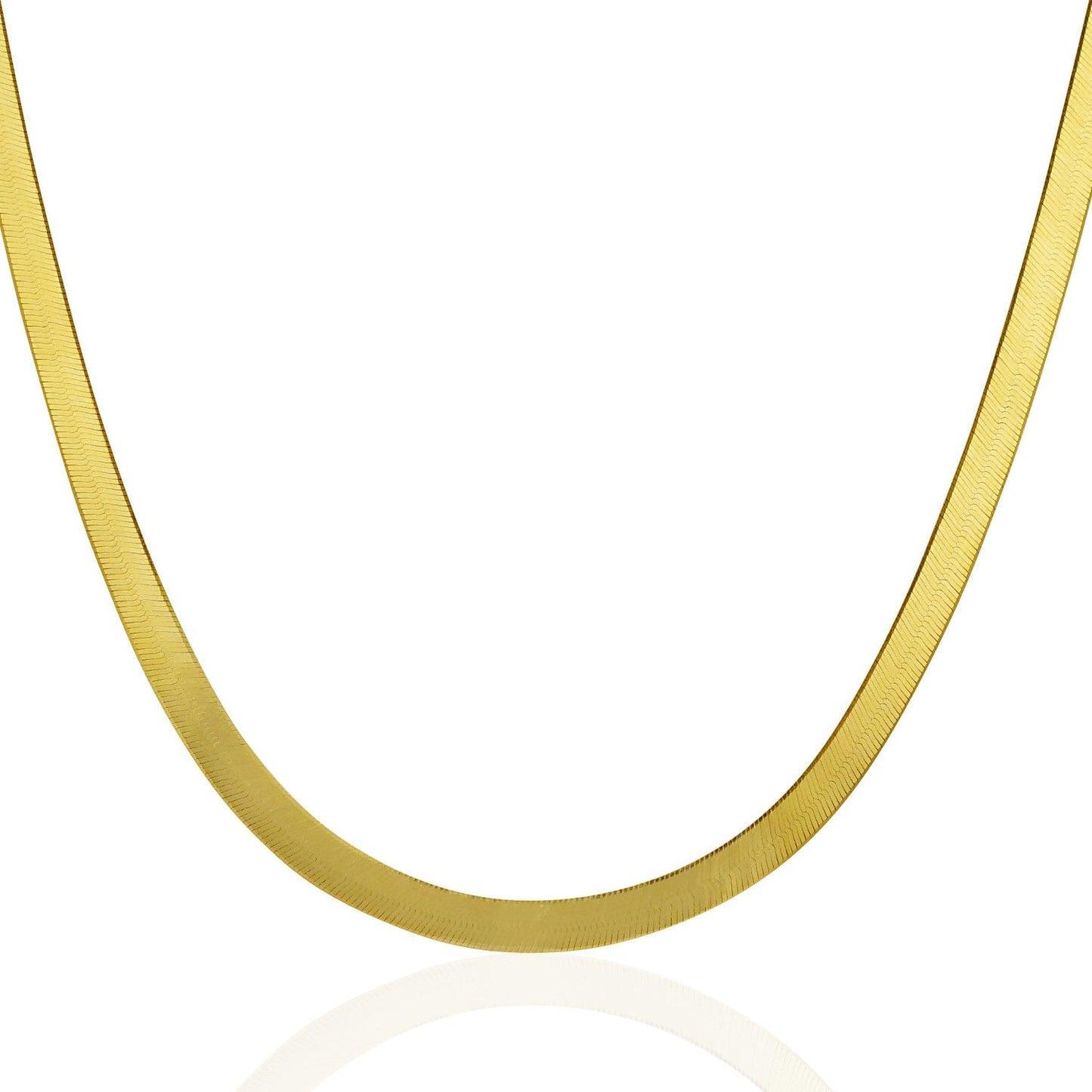Cadena Herringbone Super Flex de 5.0mm en Oro Amarillo de 14k