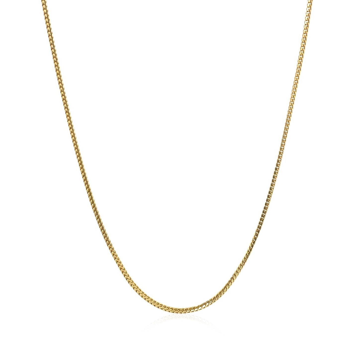 Chaîne Franco en Or Jaune 14k - 0,9 mm