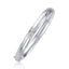 Bracelet en or blanc 14 carats avec motif floral classique