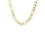 Chaîne Figaro Solide en Or Jaune 14k 6,0mm