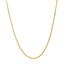 14k Yellow Gold Adjustable Box Chain - Elegant & Versatile